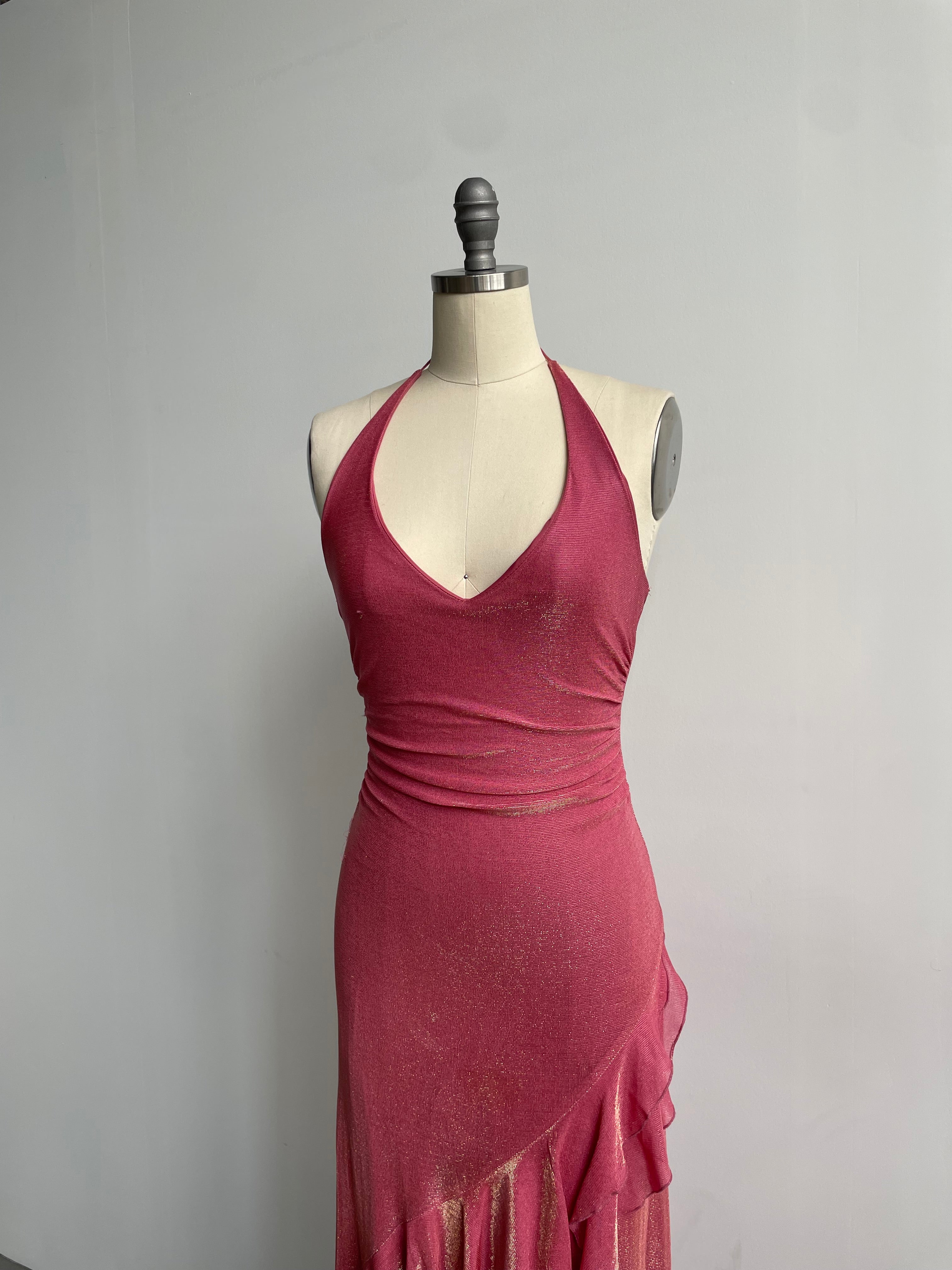 Peachy Pink Mermaid Dress