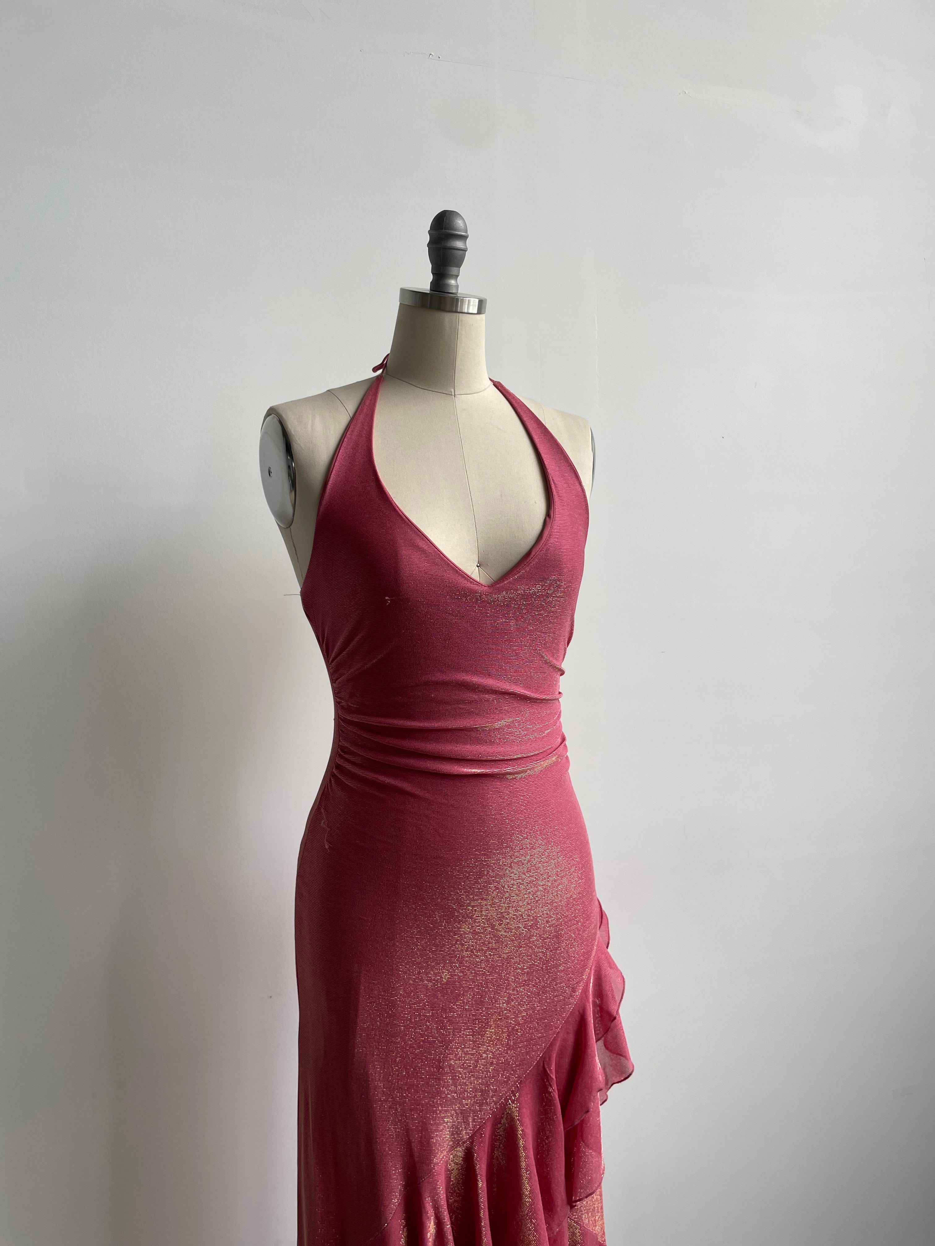 Peachy Pink Mermaid Dress