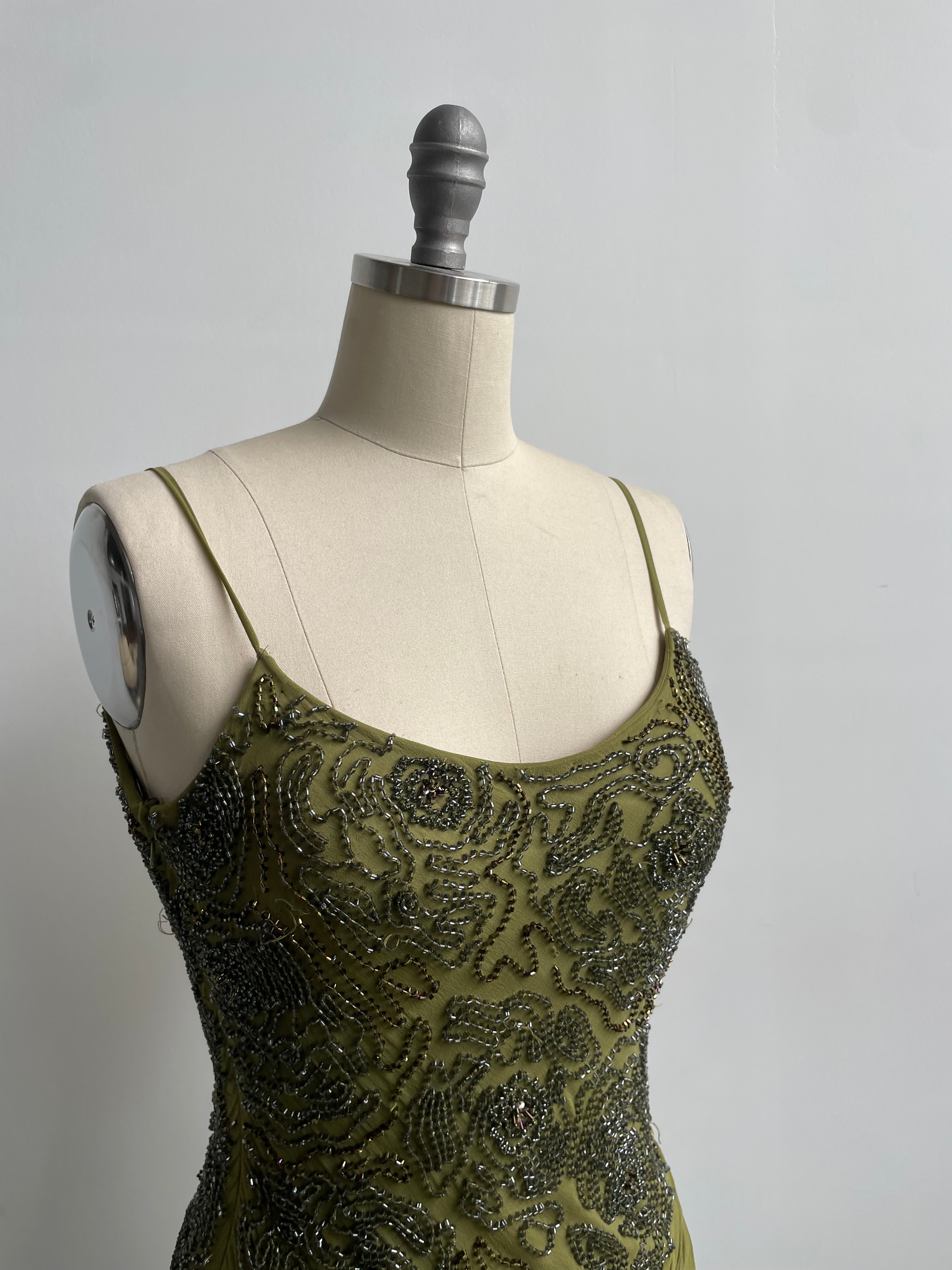 Sue Wong Silk Beaded Fairy Dress