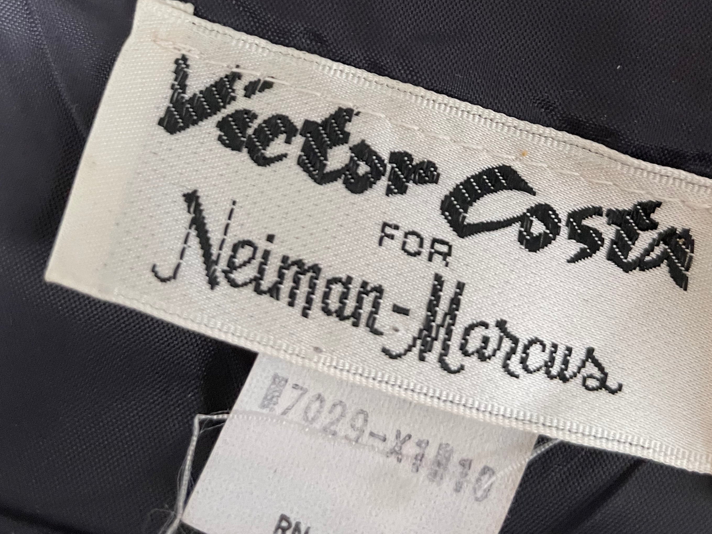 Victor Costa Bow Gown