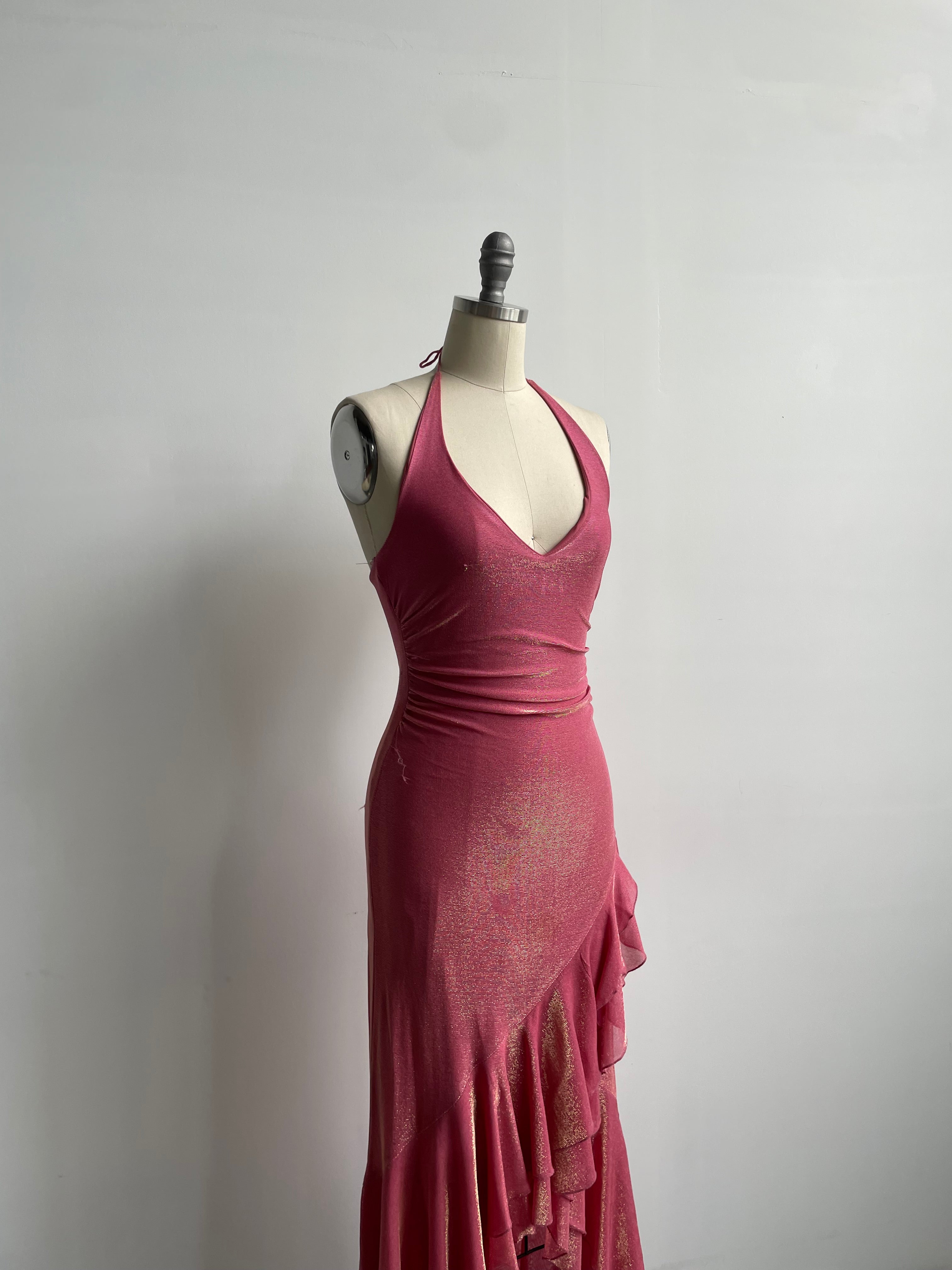 Peachy Pink Mermaid Dress