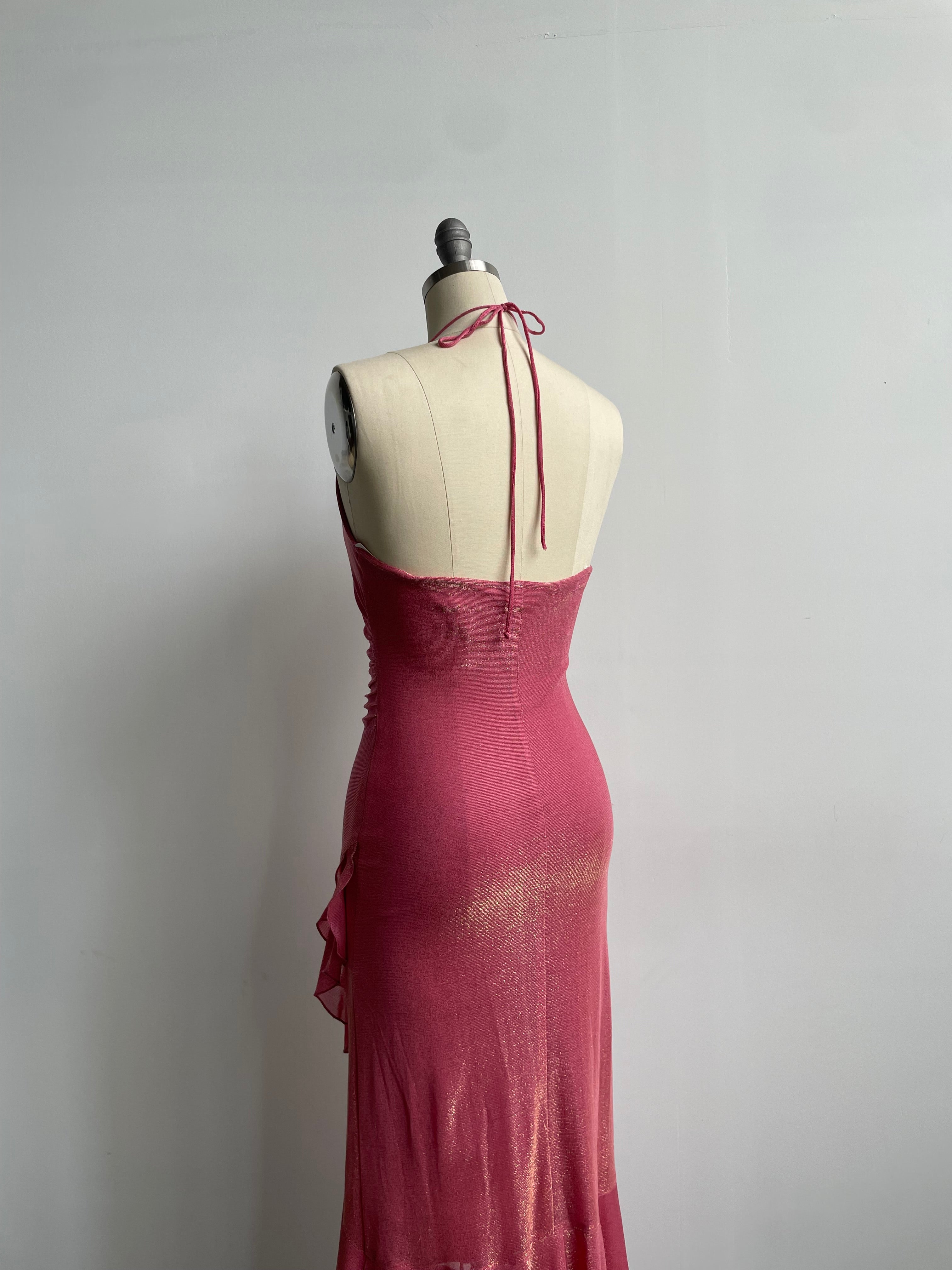 Peachy Pink Mermaid Dress