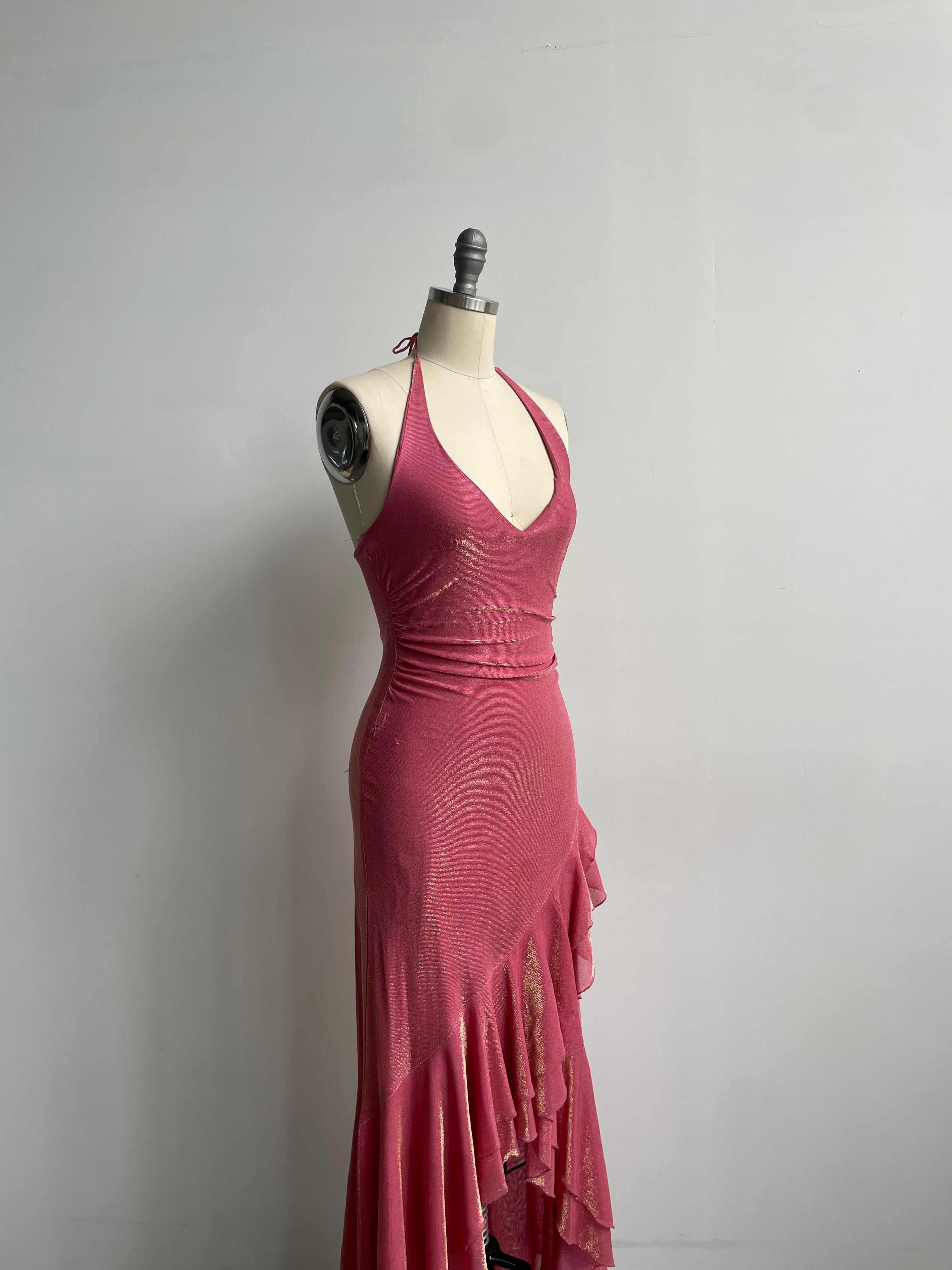 Peachy Pink Mermaid Dress