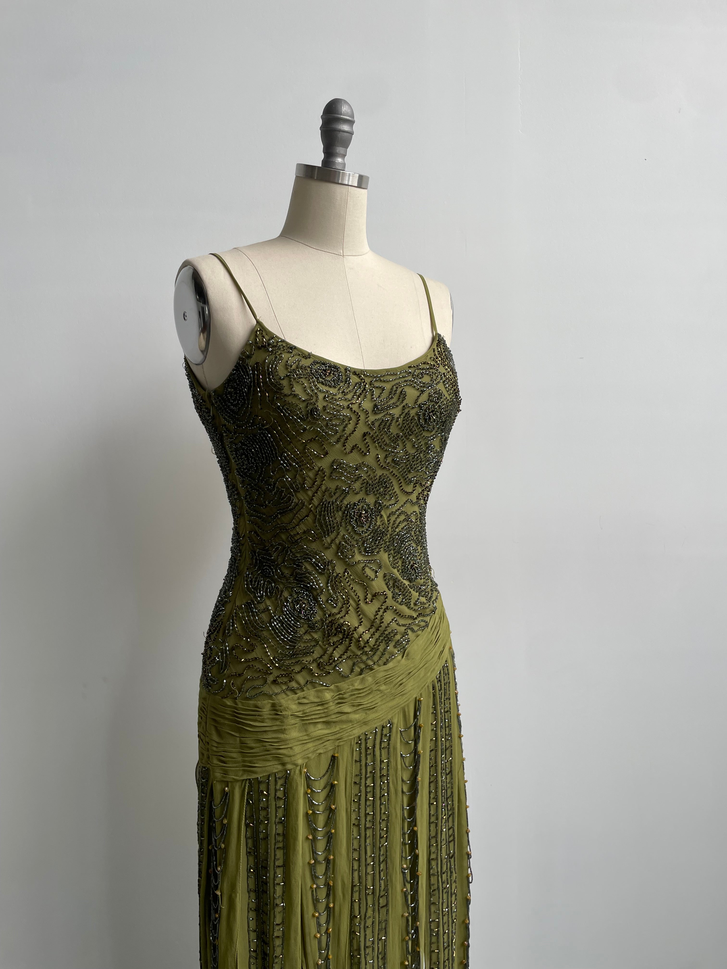 Sue Wong Silk Beaded Fairy Dress