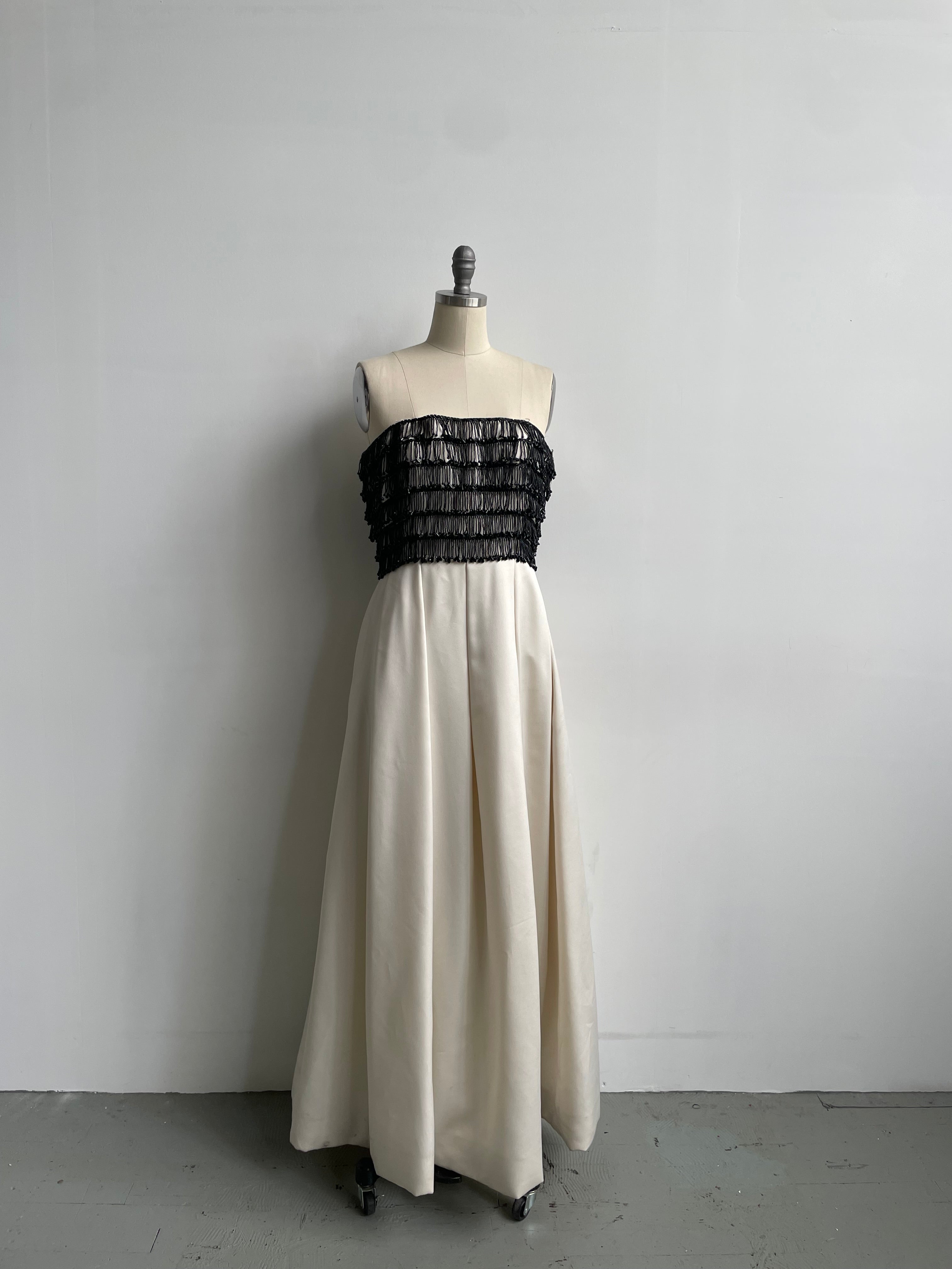 Oleg Cassini Beaded Gown
