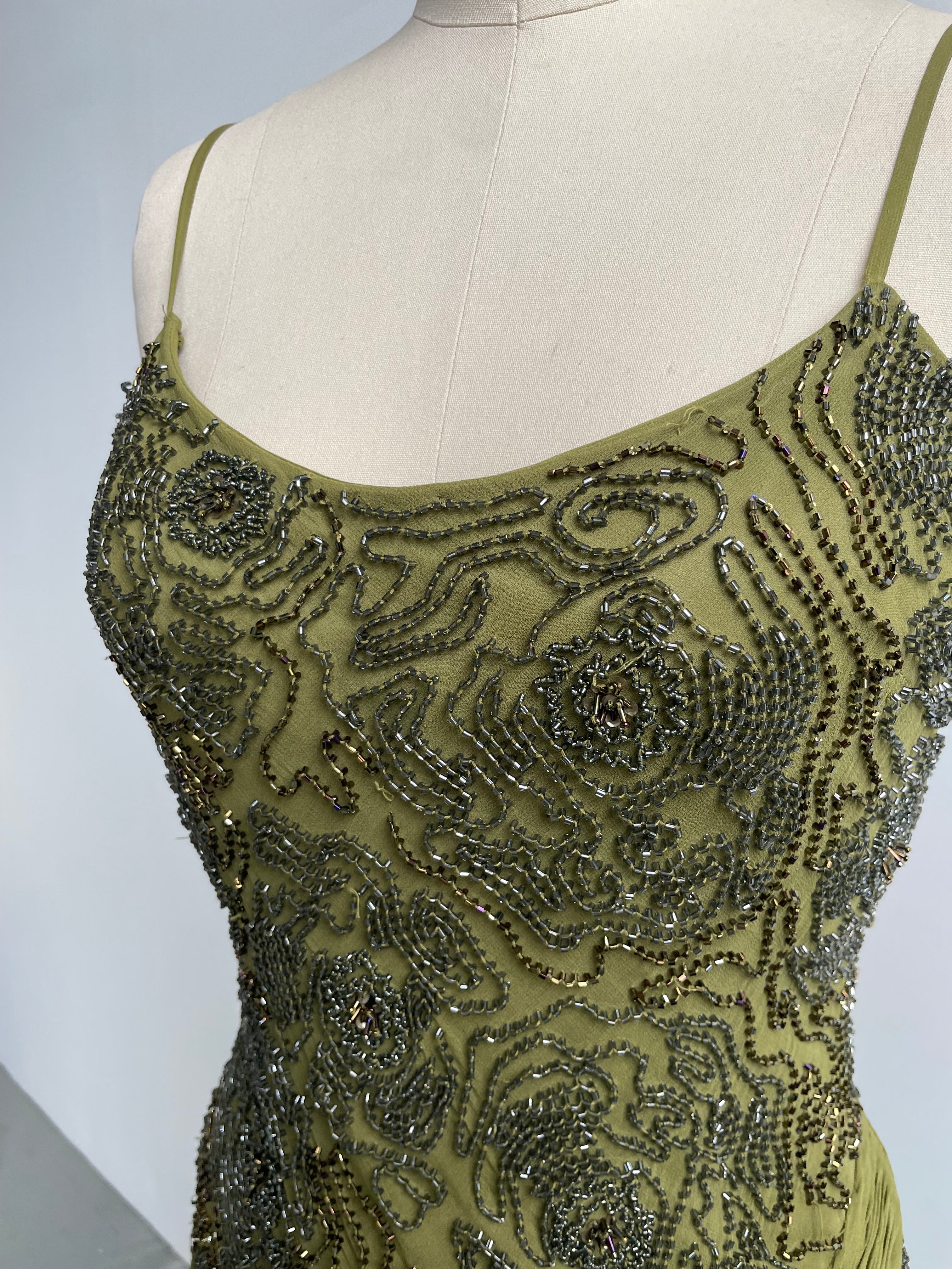 Sue Wong Silk Beaded Fairy Dress