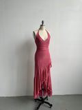 Peachy Pink Mermaid Dress