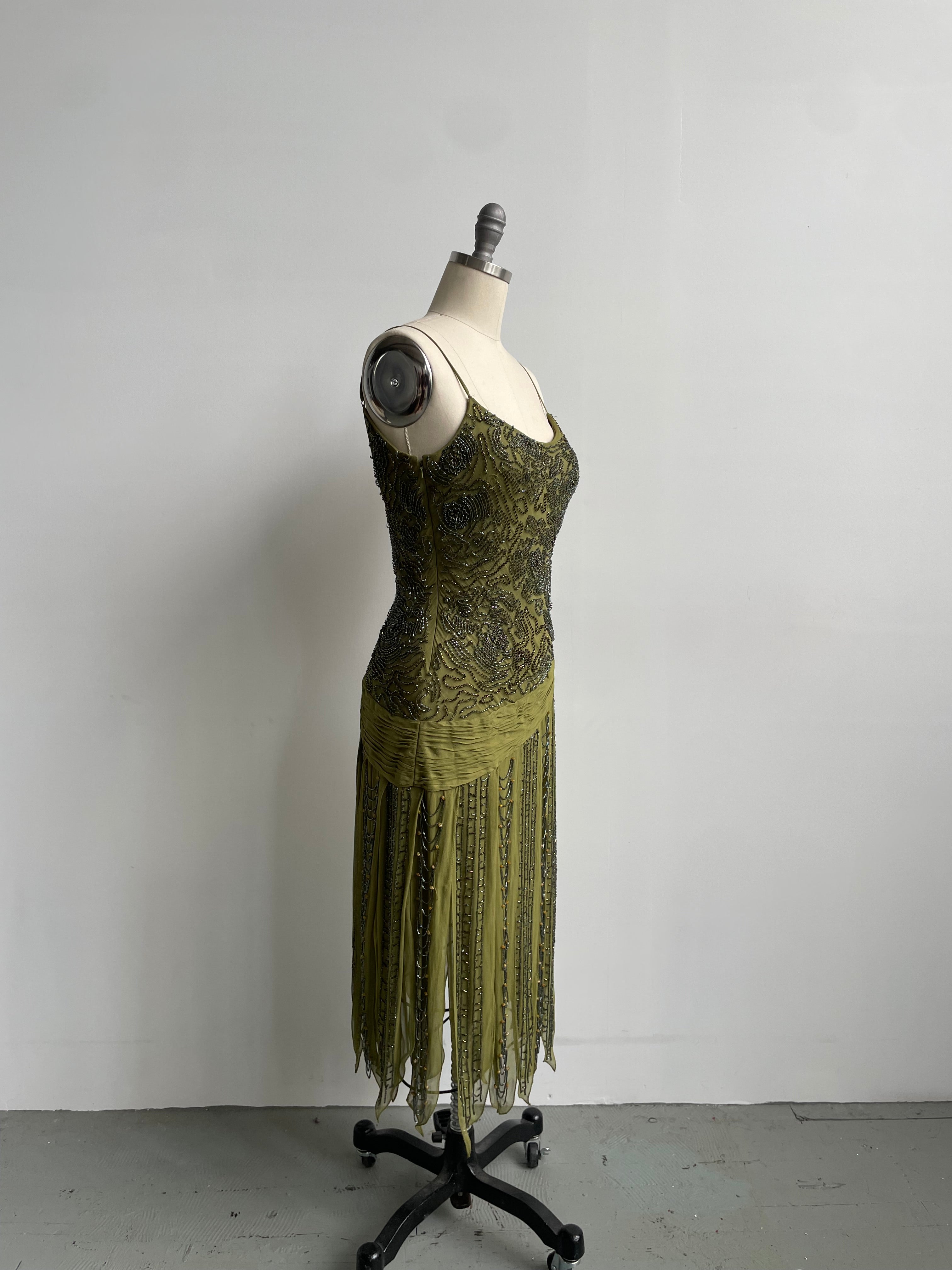 Sue Wong Silk Beaded Fairy Dress