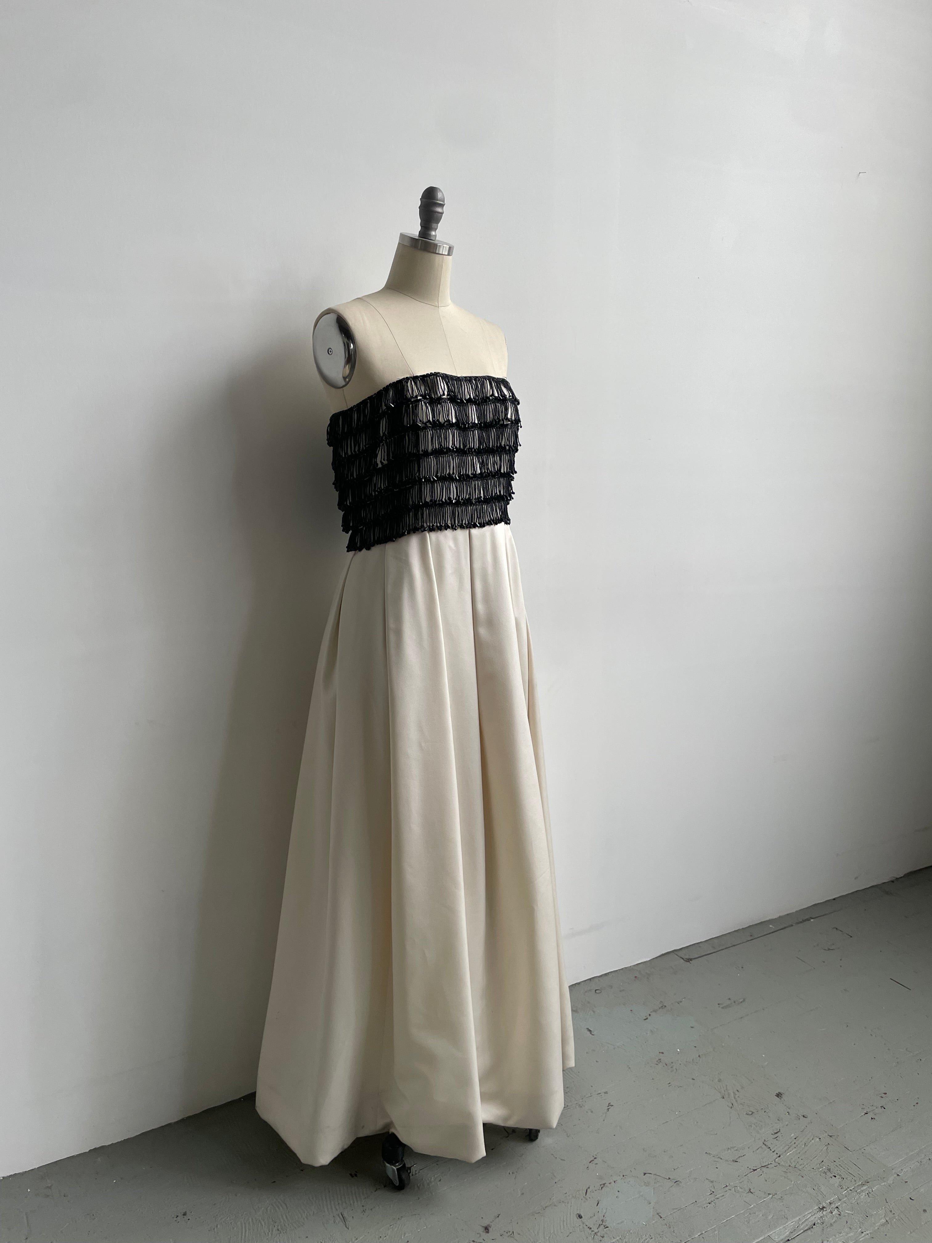 Oleg Cassini Beaded Gown