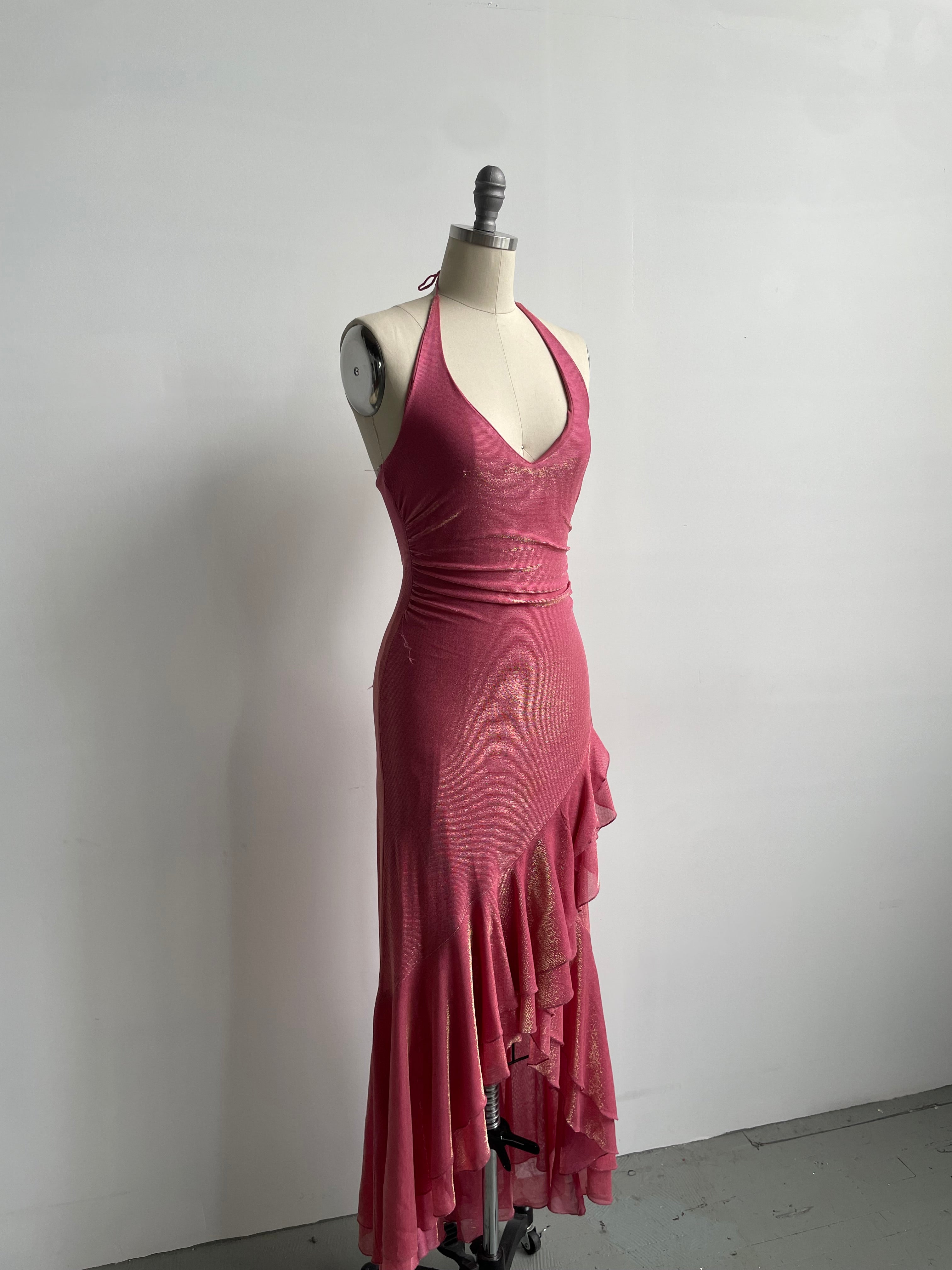 Peachy Pink Mermaid Dress