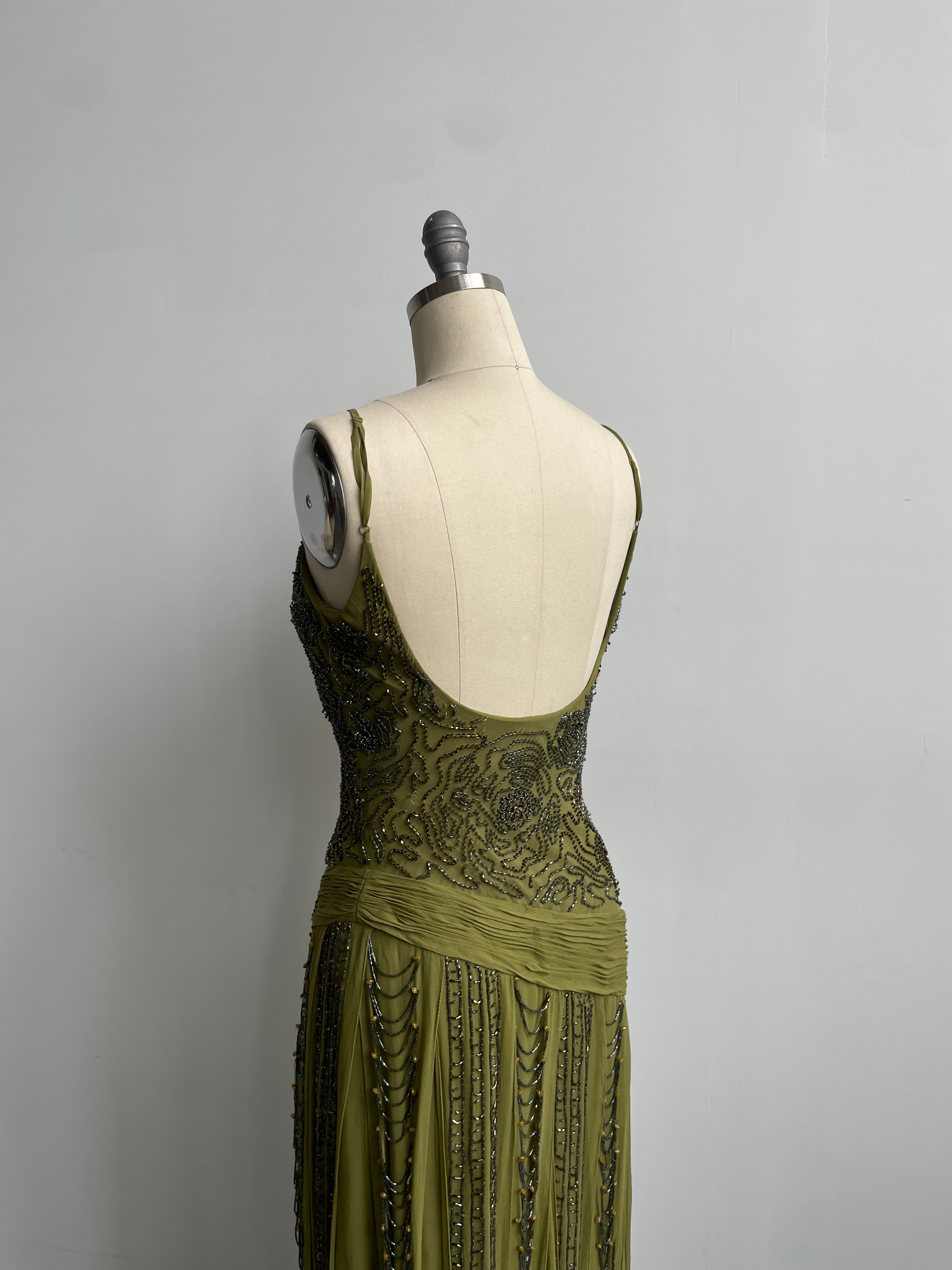 Sue Wong Silk Beaded Fairy Dress