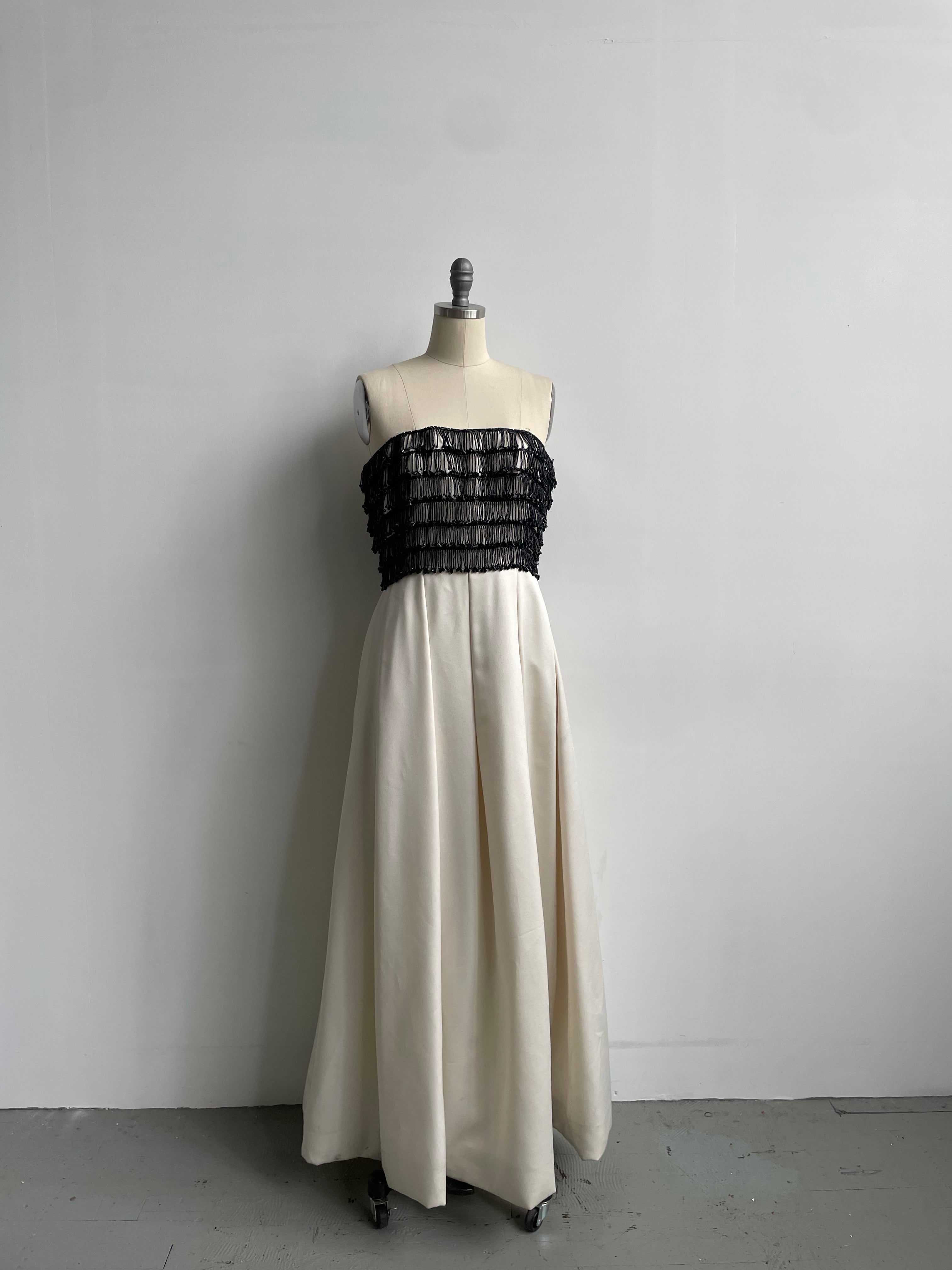 Oleg Cassini Beaded Gown