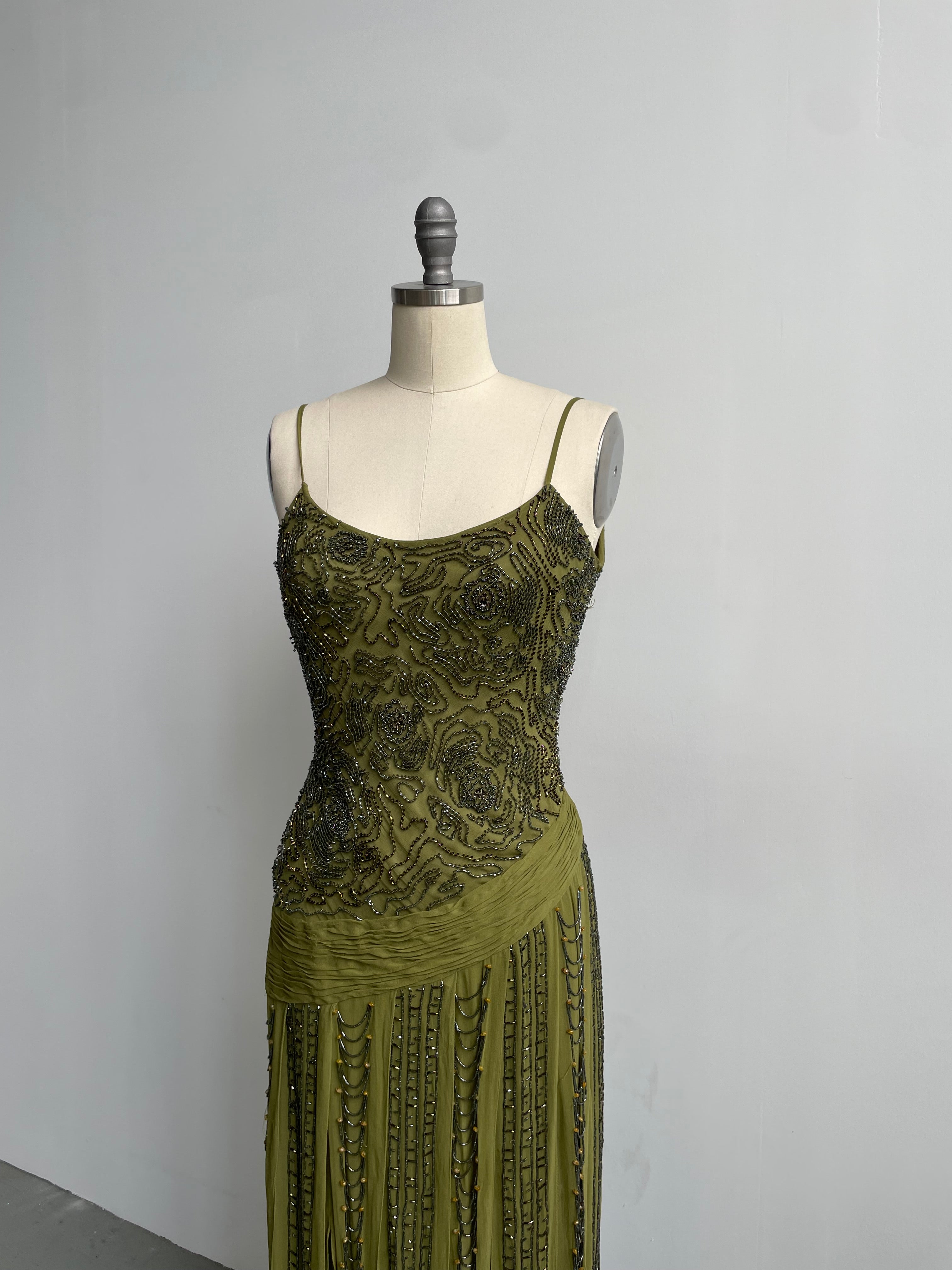 Sue Wong Silk Beaded Fairy Dress