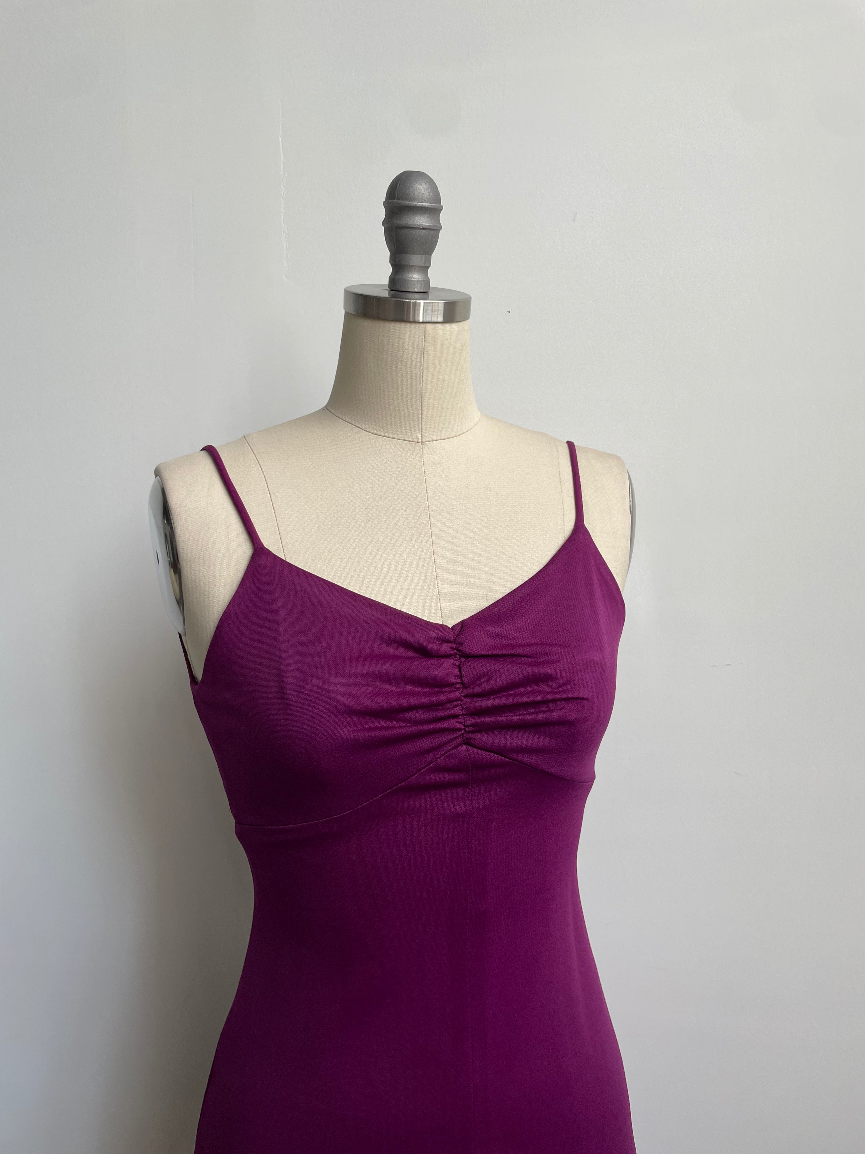 Deep Purple Mini Dress + Bolero